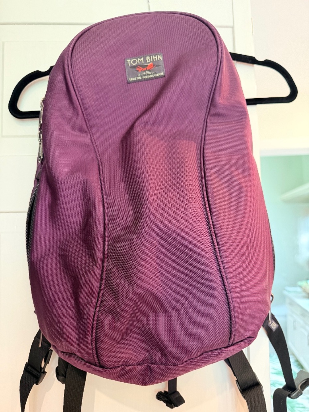 Tom Bihn Luminary 15 Backpack — Aubergine 525 Ballistic / Coyote 210 Ballistic